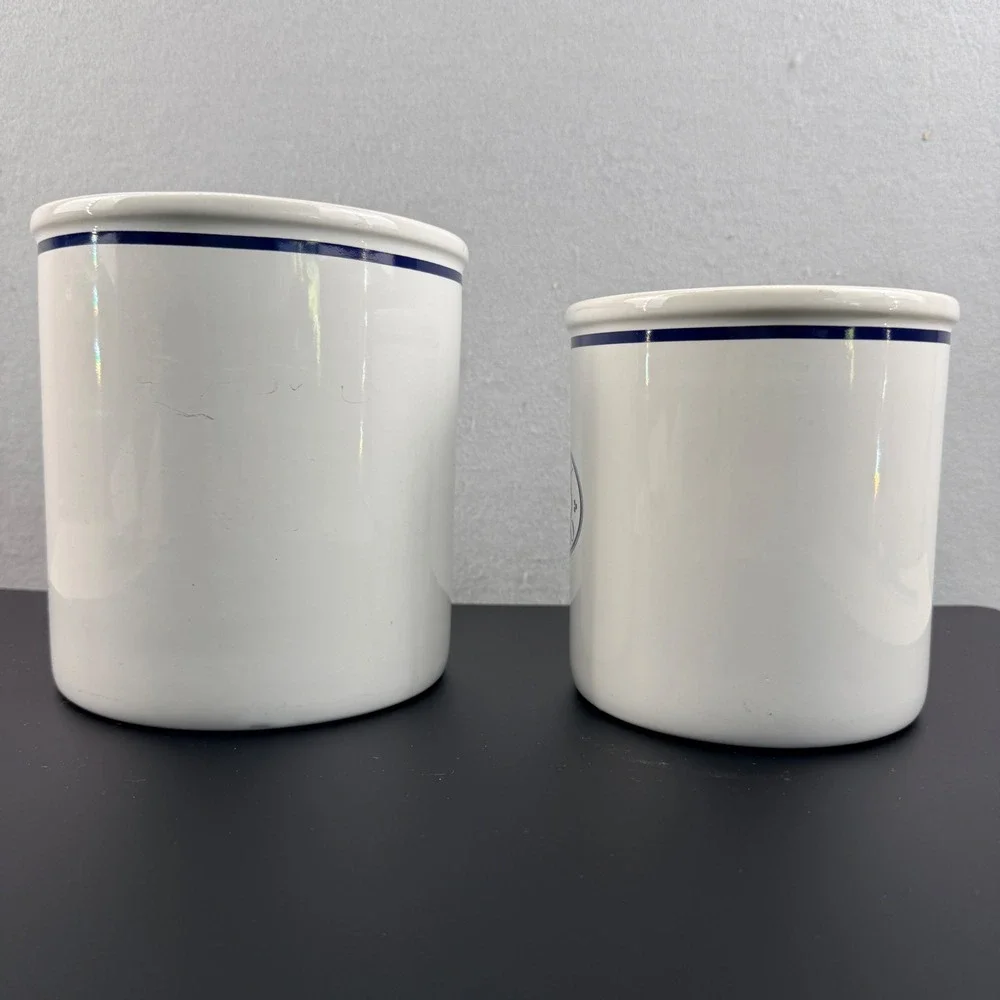 Dansk‎ Bistro Black Canister Bases Set of 2 6.75